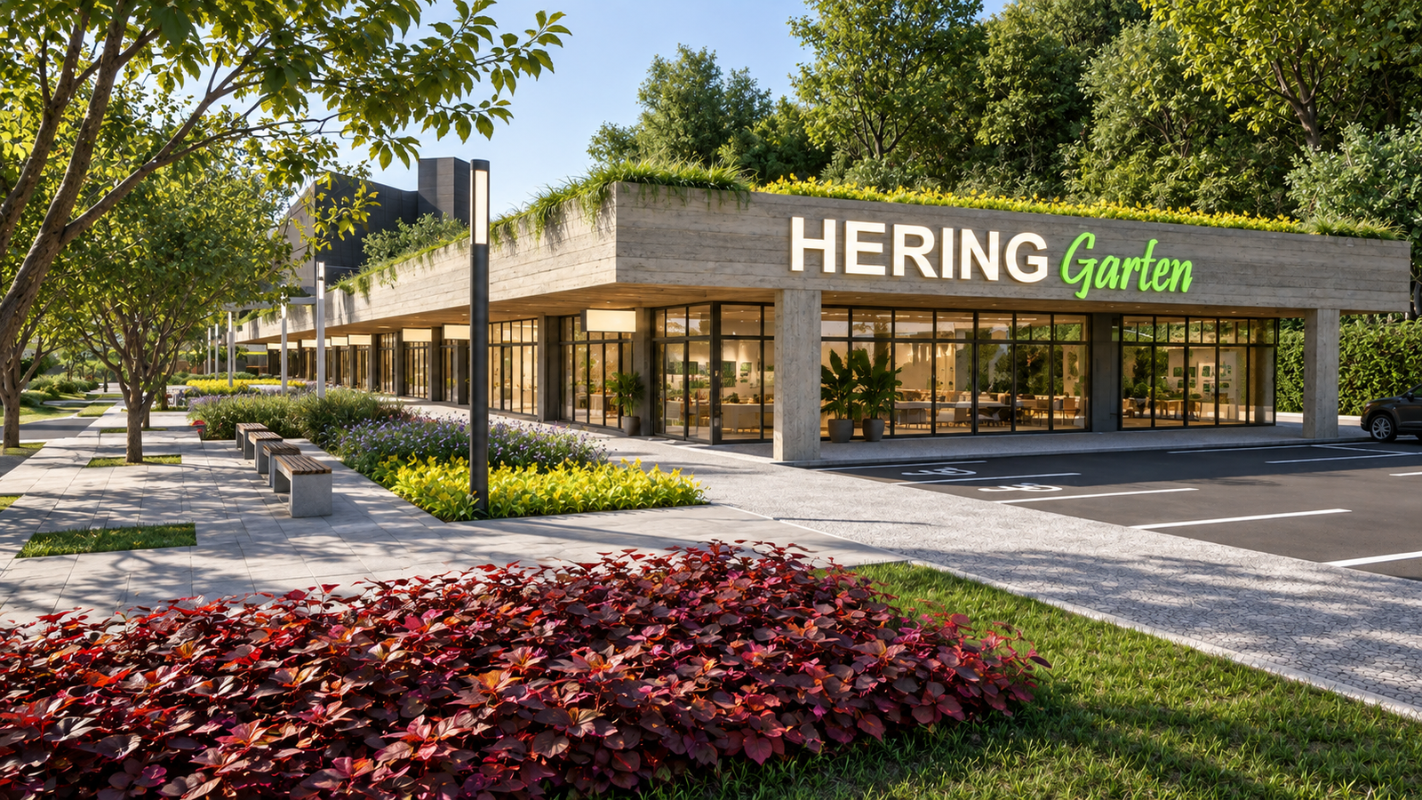 Fachada do Hering Garten, no Master Plan Hering em Blumenau (SC)